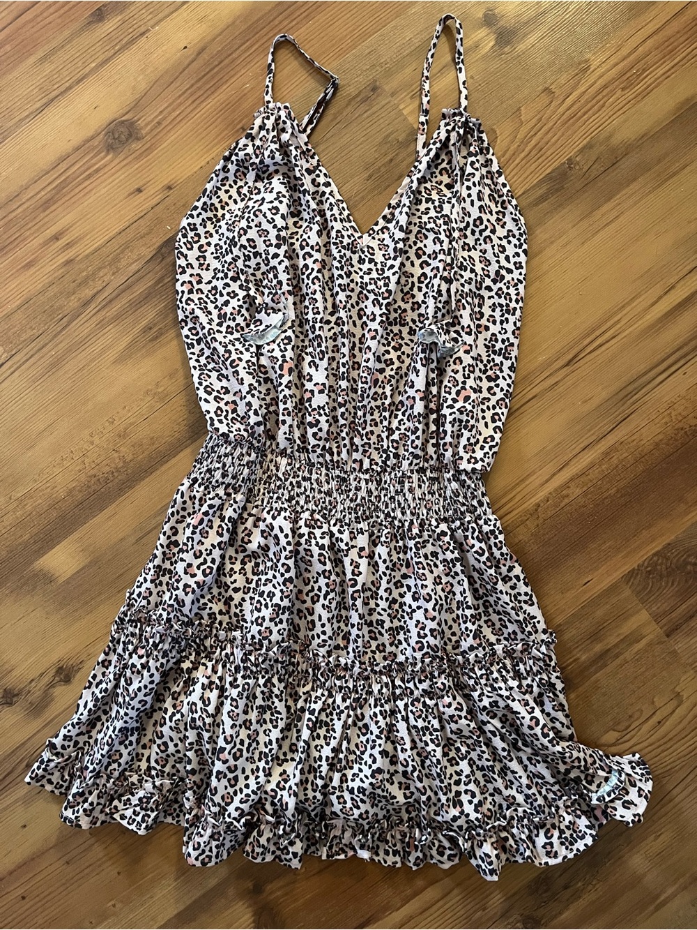Frilly Leopard Dress